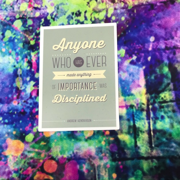 Disciplined Motivational Mini Poster Stickers Decor - Picture 4 of 5